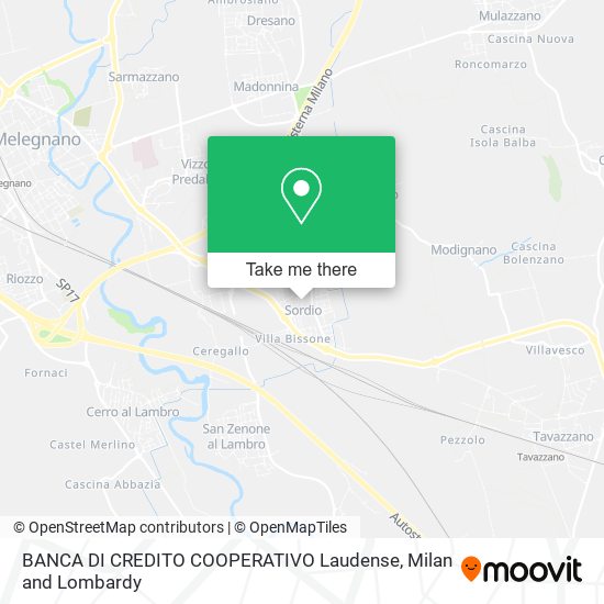 BANCA DI CREDITO COOPERATIVO Laudense map