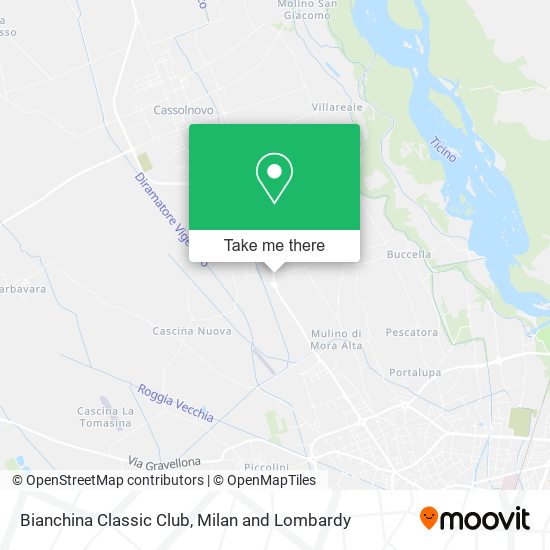 Bianchina Classic Club map