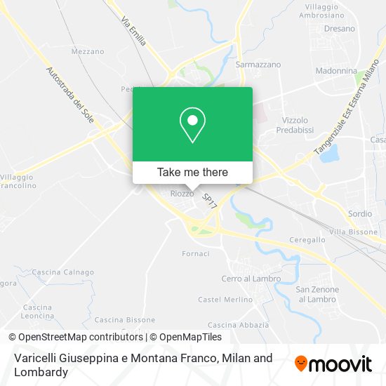 Varicelli Giuseppina e Montana Franco map