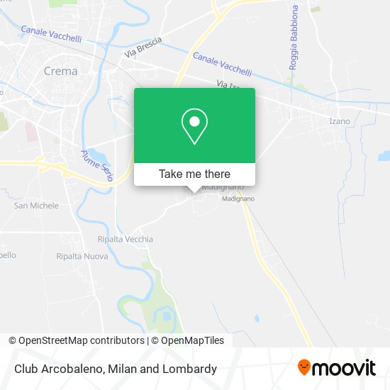 Club Arcobaleno map