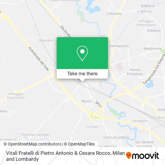 Vitali Fratelli di Pietro Antonio & Cesare Rocco map
