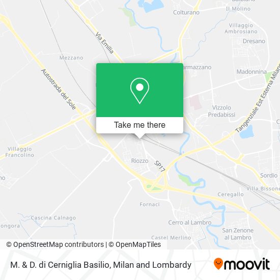 M. & D. di Cerniglia Basilio map