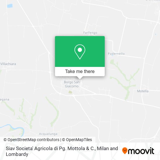 Siav Societa' Agricola di Pg. Mottola & C. map