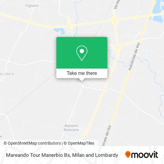 Mareando Tour Manerbio Bs map