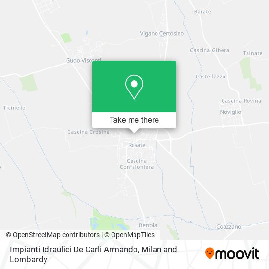 Impianti Idraulici De Carli Armando map