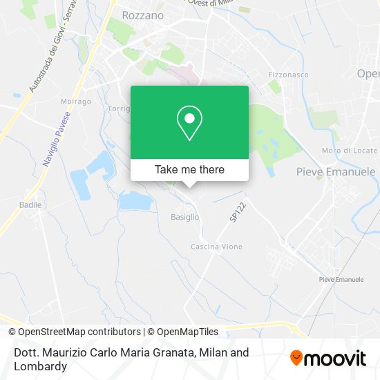 Dott. Maurizio Carlo Maria Granata map