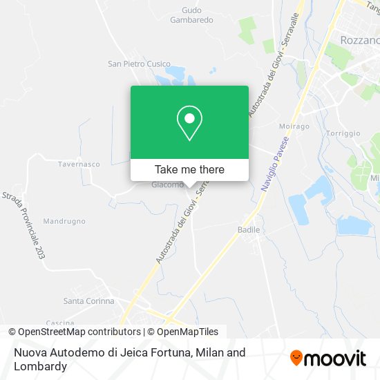 Nuova Autodemo di Jeica Fortuna map
