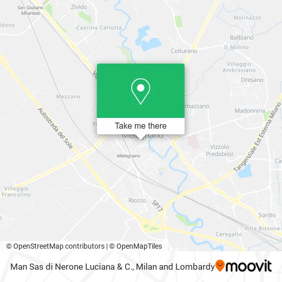 Man Sas di Nerone Luciana & C. map