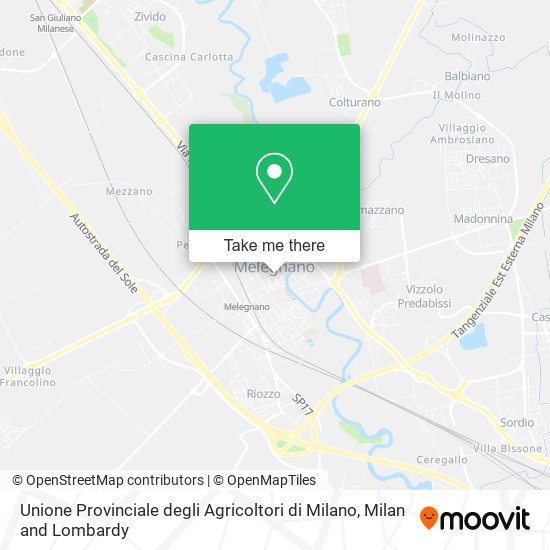Unione Provinciale degli Agricoltori di Milano map