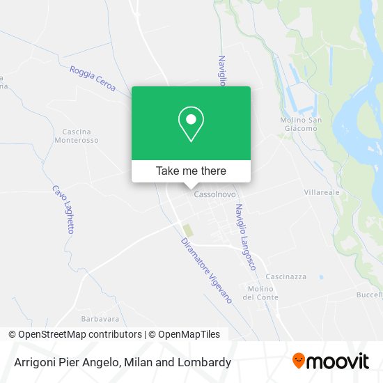Arrigoni Pier Angelo map