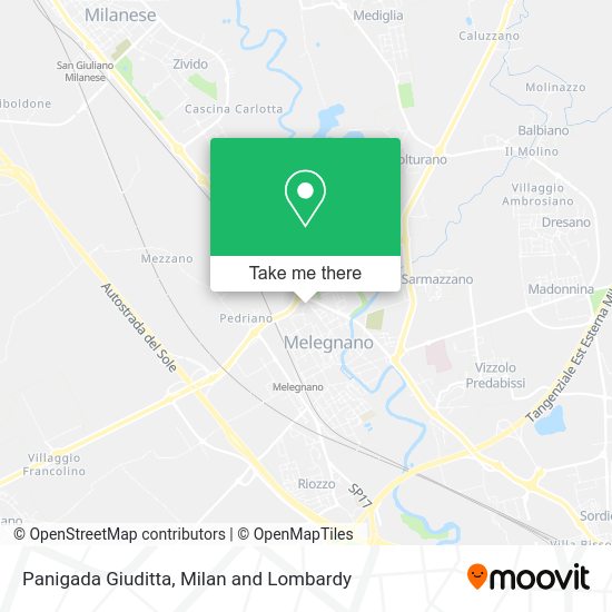 Panigada Giuditta map