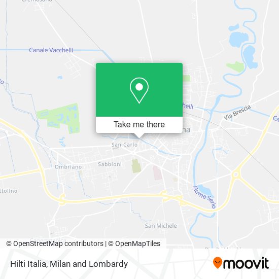 Hilti Italia map