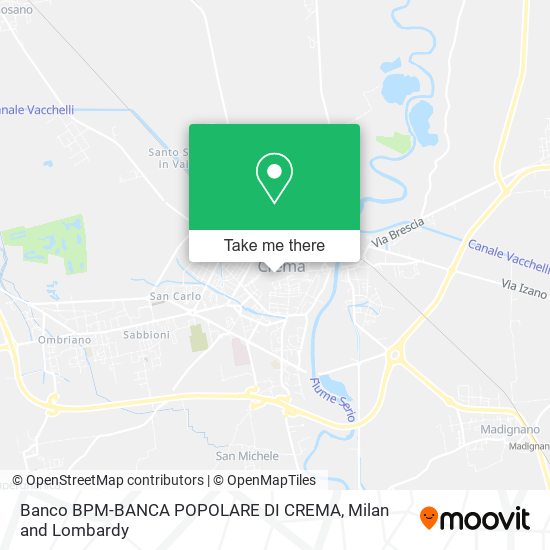 Banco BPM-BANCA POPOLARE DI CREMA map