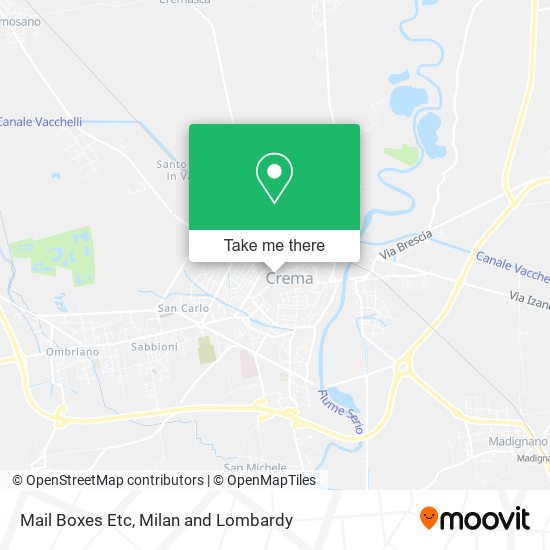 Mail Boxes Etc map