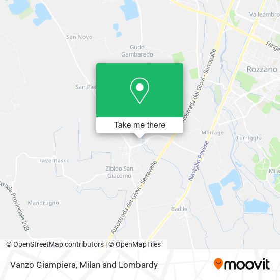 Vanzo Giampiera map