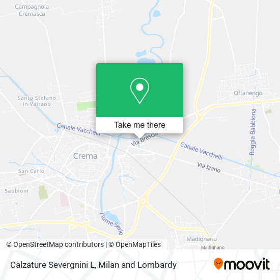 Calzature Severgnini L map