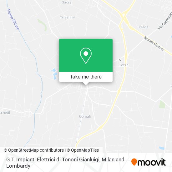 G.T. Impianti Elettrici di Tononi Gianluigi map
