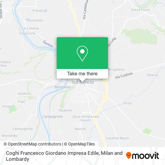Coghi Francesco Giordano Impresa Edile map