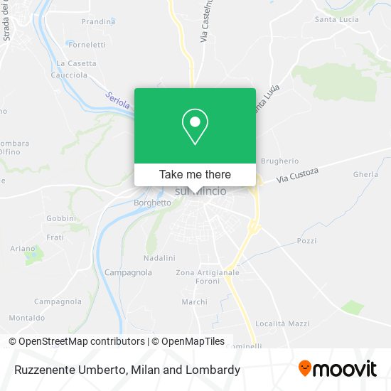 Ruzzenente Umberto map