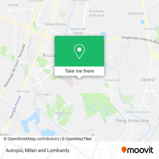 Autopiù map