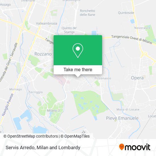 Servis Arredo map