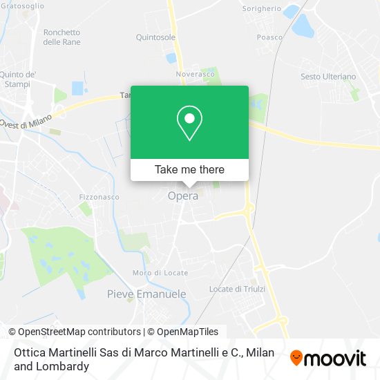 Ottica Martinelli Sas di Marco Martinelli e C. map
