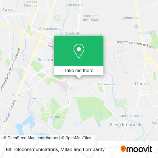 Bit Telecommunications map