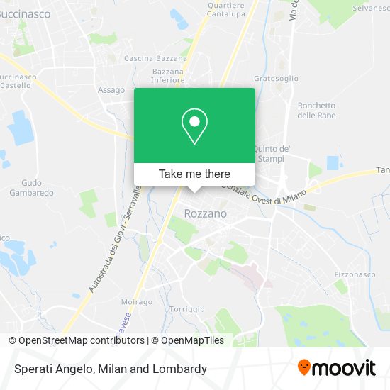 Sperati Angelo map