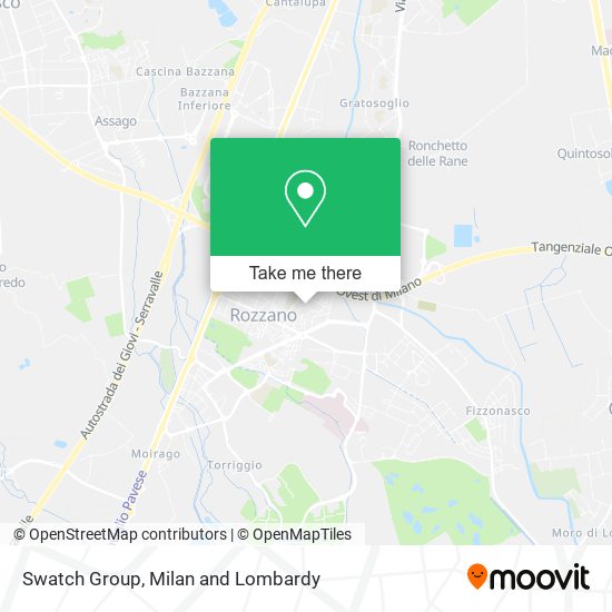 Swatch Group map