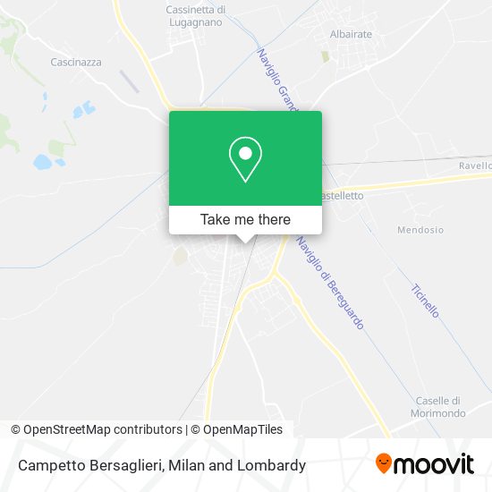 Campetto Bersaglieri map