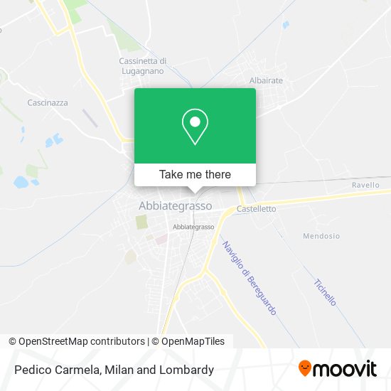 Pedico Carmela map