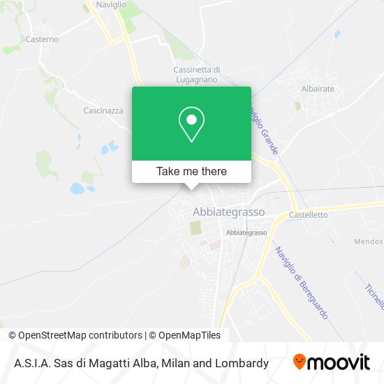 A.S.I.A. Sas di Magatti Alba map