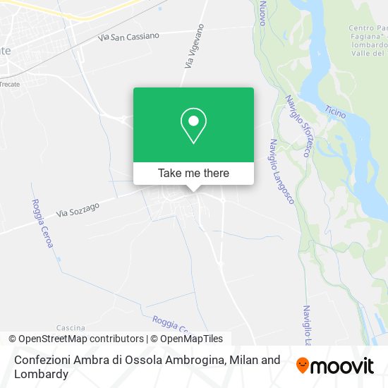 Confezioni Ambra di Ossola Ambrogina map