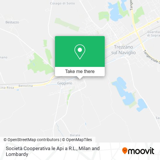 Società Cooperativa le Api a R.L. map