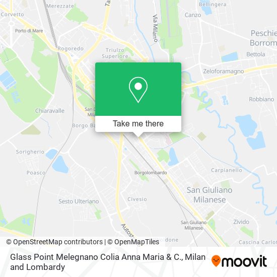 Glass Point Melegnano Colia Anna Maria & C. map