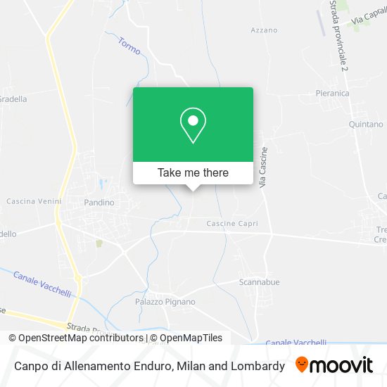 Canpo di Allenamento Enduro map