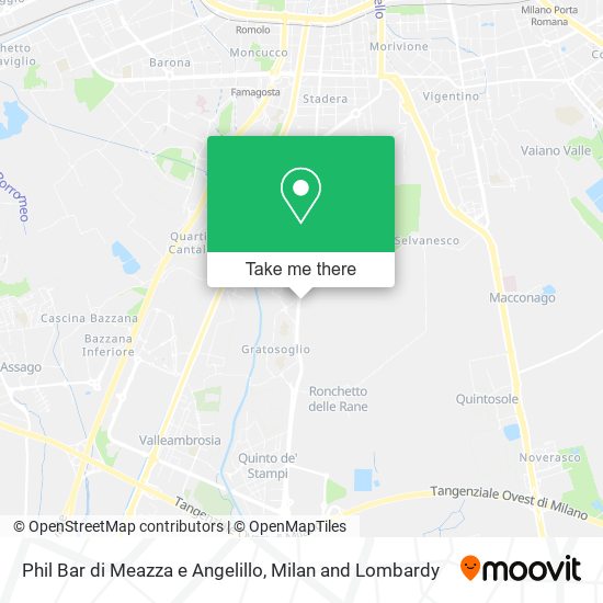 Phil Bar di Meazza e Angelillo map
