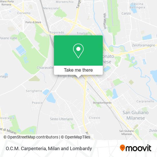 O.C.M. Carpenteria map