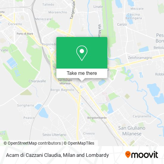 Acam di Cazzani Claudia map