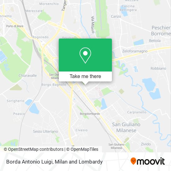 Borda Antonio Luigi map