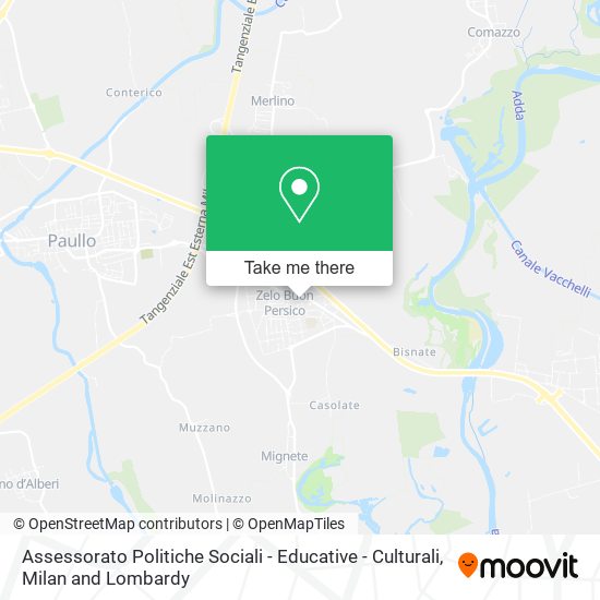 Assessorato Politiche Sociali - Educative - Culturali map