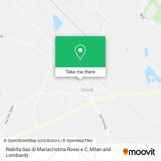 Riabita Sas di Mariacristina Rossi e C map