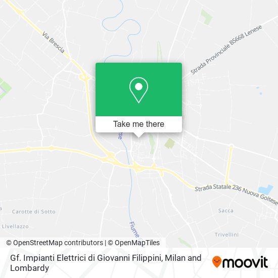 Gf. Impianti Elettrici di Giovanni Filippini map