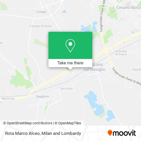 Rota Marco Alceo map