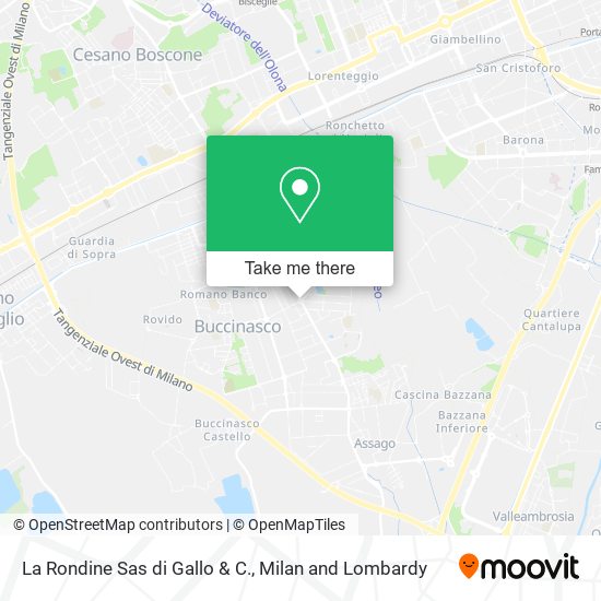 La Rondine Sas di Gallo & C. map