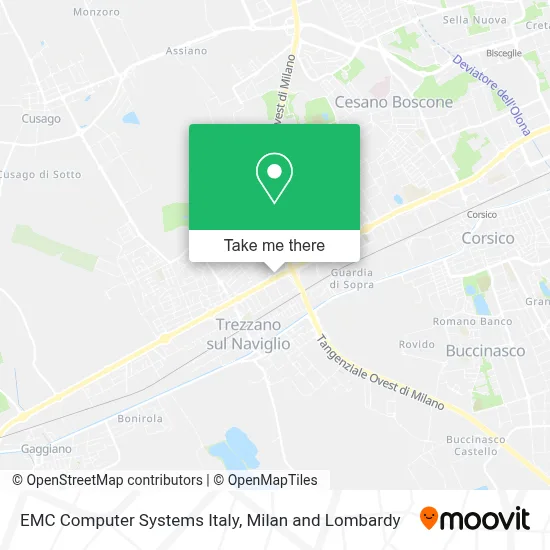 EMC Computer Systems Italy map