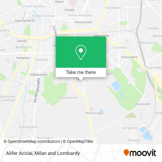 Alifer Acciai map