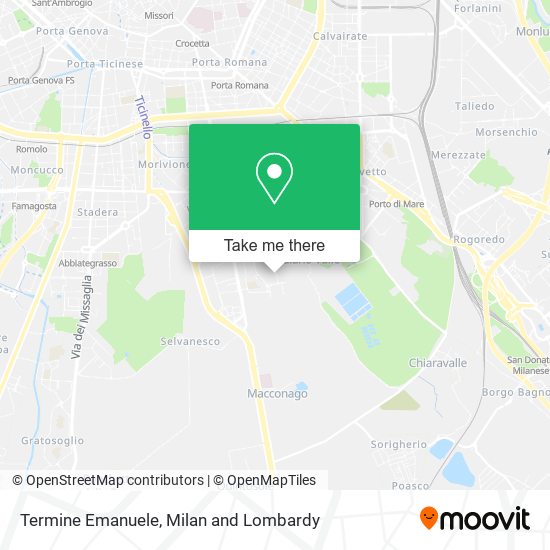 Termine Emanuele map