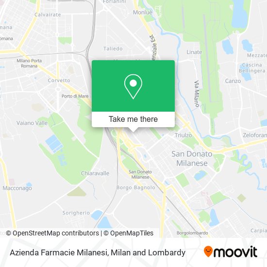 Azienda Farmacie Milanesi map