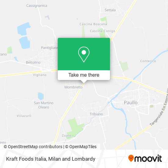 Kraft Foods Italia map